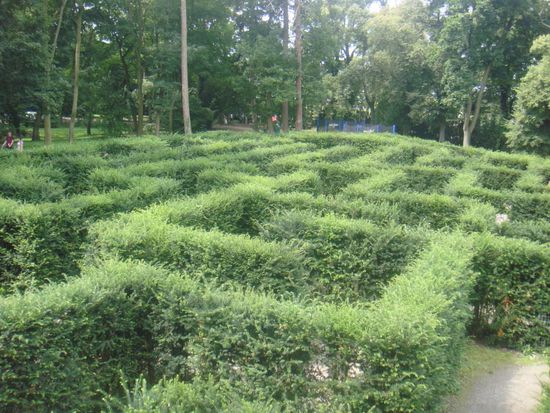 Irrgärten im Schloss Loucen