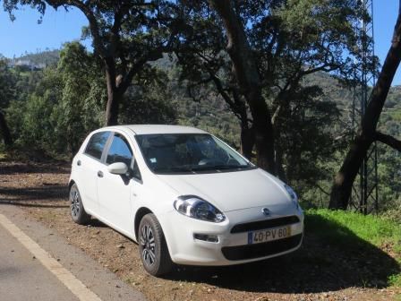 Unser kleiner hübscher Mietwagen