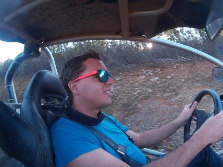 Buggy-Tour bei Silves - Jan in seinem Element