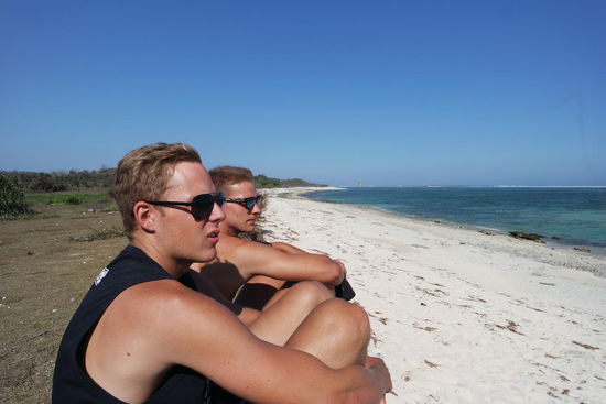 Alleine am Traumstrand