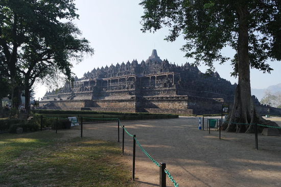 Borobudur aus der Ferne