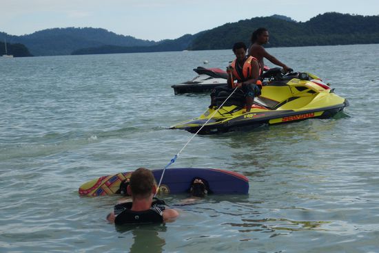 Höchstgradig professionell beim Start 