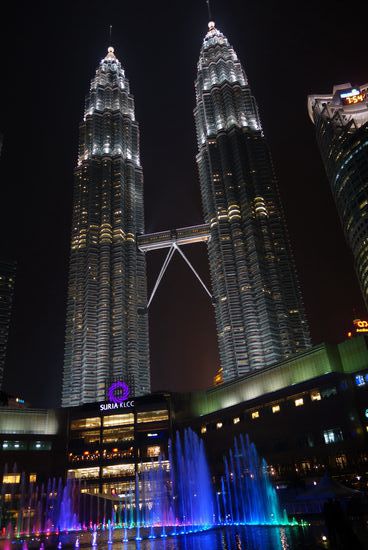 Wassershow bei den Towers