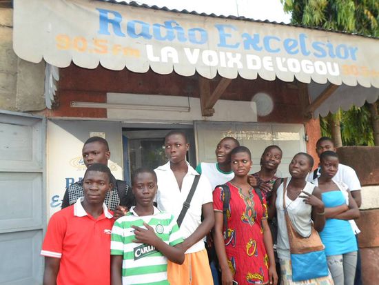 Teilnehmer der Radiosendung "Auf dem Weg nach oben"