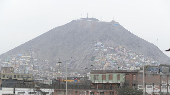 Blick auf den Cerro San Cristóbal