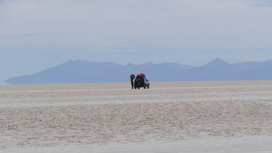Hier wird unser Reifen wieder eingesammelt
