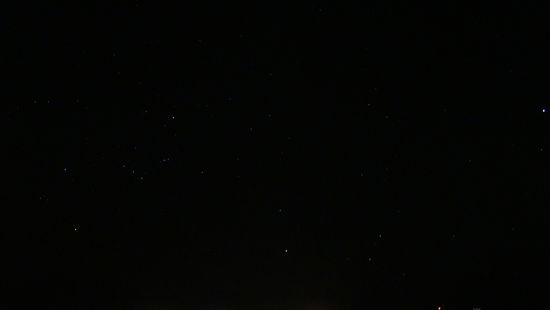 Hier ein Eindruck von dem Nachthimmel..live vor ort sah es aber wesentlich besser aus! 