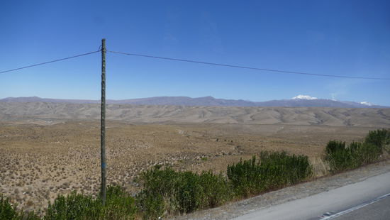 So sah die Landschaft weitesgehend bis Chivay aus