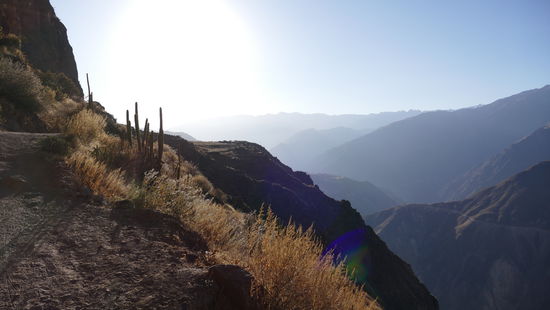 Auf dem Weg in den Canyon