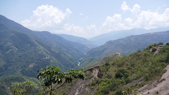 Ausblick über die Yungas 