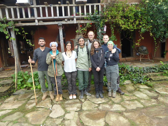 Abschiedsfoto auf der Farm!