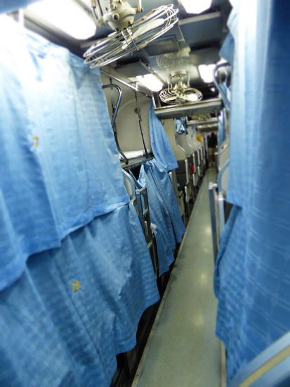 Unsere Schlafkojen im Zug