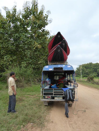 Achtung Kajaktransport!
