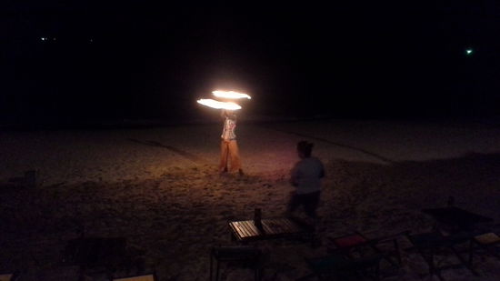 Samlee private fire show - nur für uns