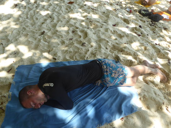 Da ist einer müde...