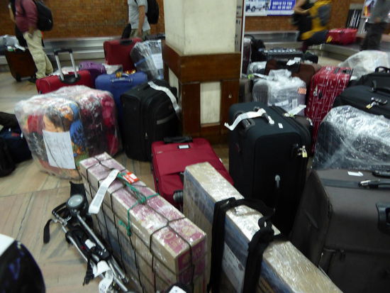 Ankunftshalle in Kathmandu International Airport