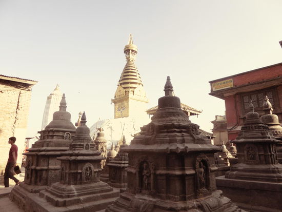 Die Swayambhu-Tempelanlage