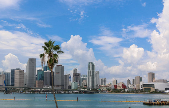 Miami vom Port of Miami aus