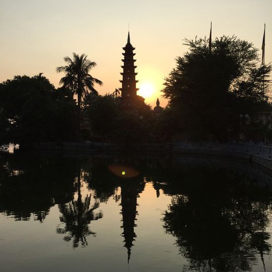 Im Sonnenuntergang macht man einfach die schönsten Bilder 