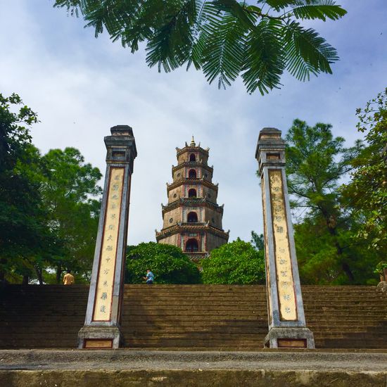 Die Pagode, heute steigen wir einige Treppen 