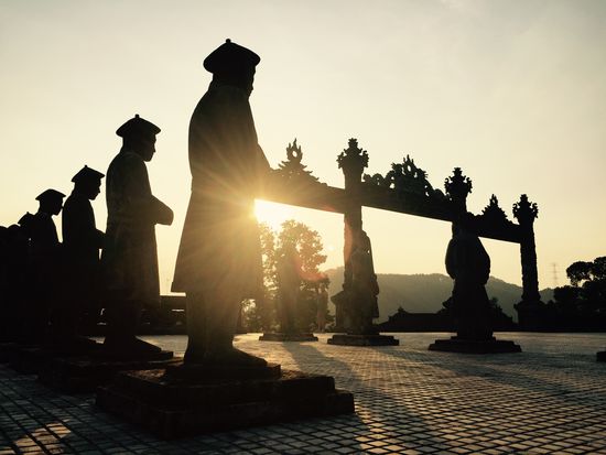 Sonnenuntergang am Kaisergrab - hier kann man wirklich toll fotografieren