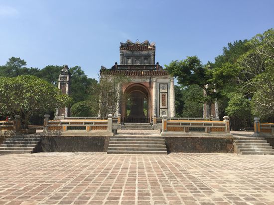 Der restaurierte Teil