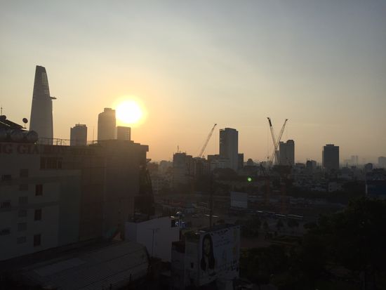 Good morning Saigon! Die Stadt ist natürlich schon hellwach