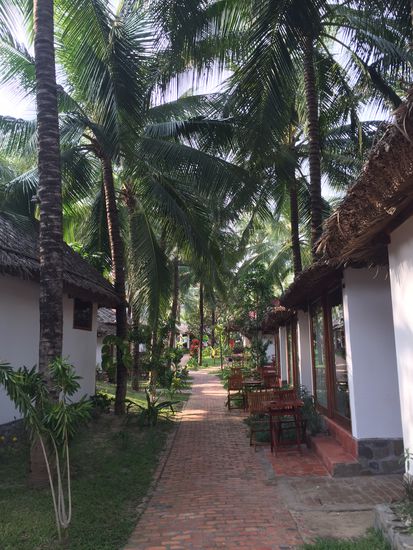 Unser Resort, genauso idyllisch wie wir es uns gewünscht haben