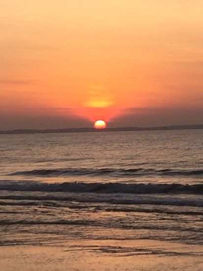 Und da ist er, unser schöner Sonnenaufgang  Leider sind es wirklich nur ein paar schöne Minuten...