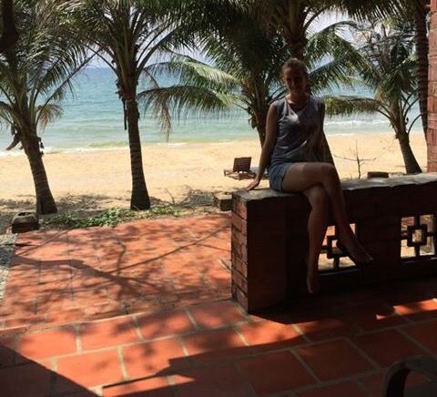 Blick aus unserem Bungalow