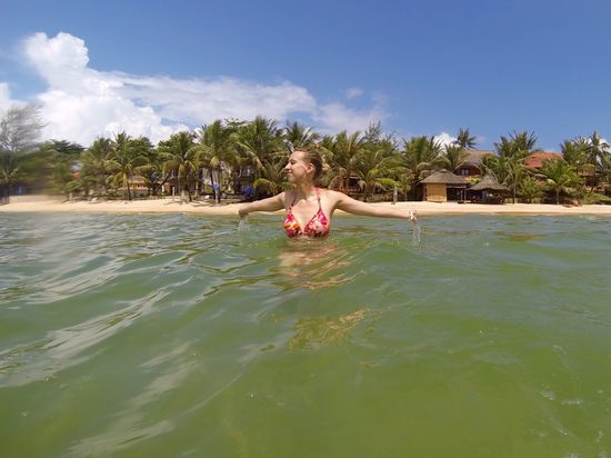 Gerade noch schön geschwommen...