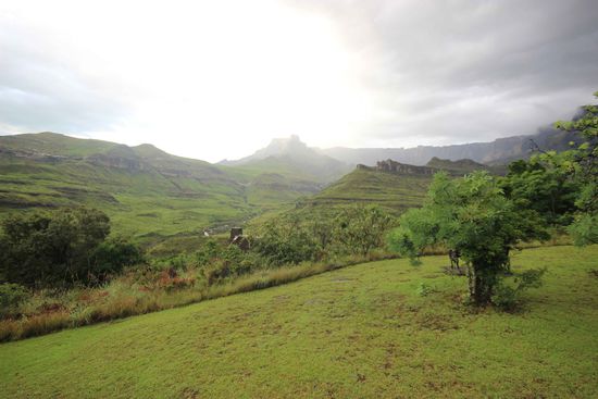 Morgens ist die Sicht schon besser 