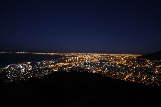 Capetown at night