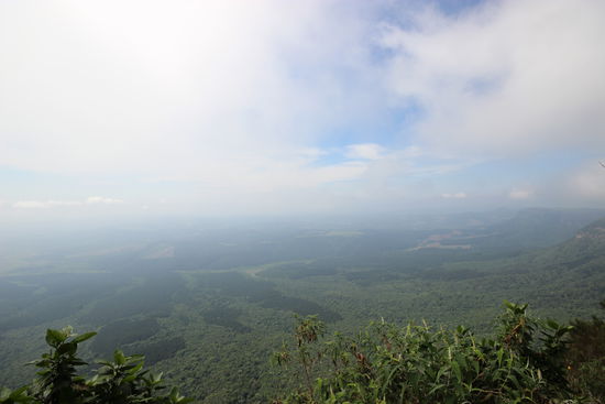 Ein leider etwas nebeliger Blick aus Gottes Fenster
