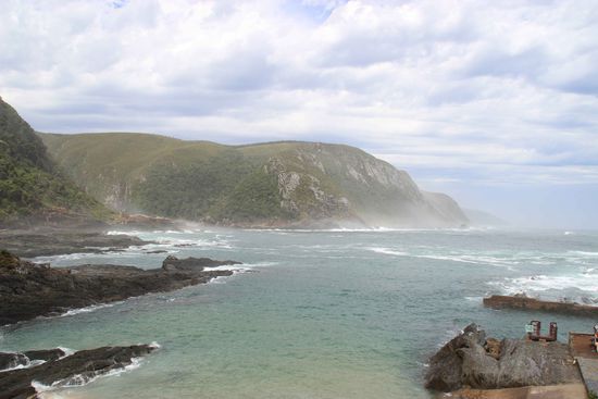Ja...war schon ein Stückchen Meer zwischen uns und dem Fluss 