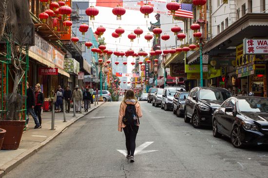 Auf den Straßen Chinatowns