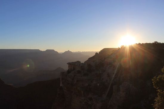 ...und schon geht die Sonne auf 