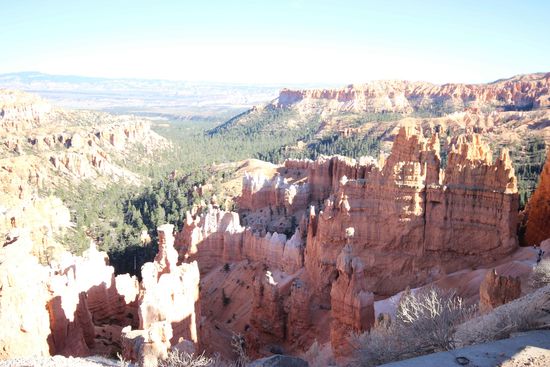 Erste Blicke in den Bryce