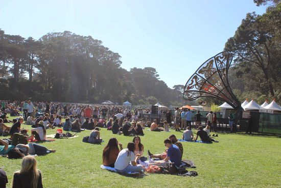 Das Festival bei bestem Wetter