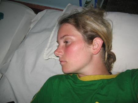 War doch nett von meinem Krankenpfleger, dieses Bild zu schiessen, oder?!