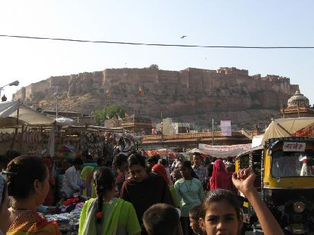 Meherangar Fort ueber Jodhpur