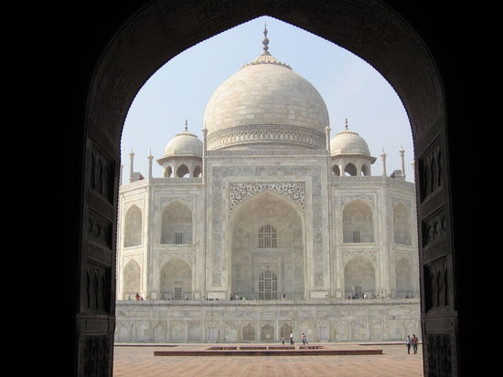 Seitenansicht des Taj