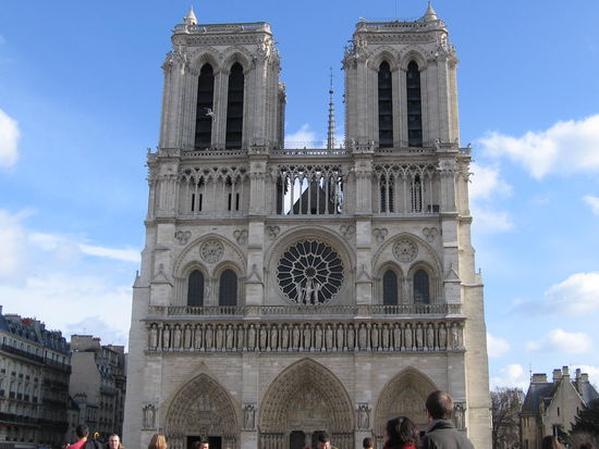 Das ist ja wohl mal ne Aussicht für ein nettes Mittagessen! Notre-Dame