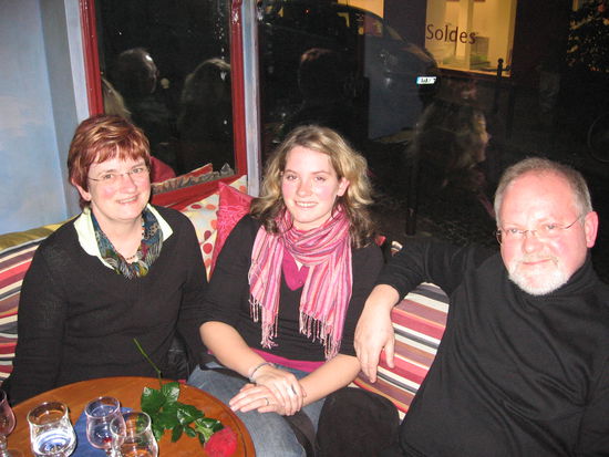 ... mit Glühbäckchen! (jaja, der Rotwein!)