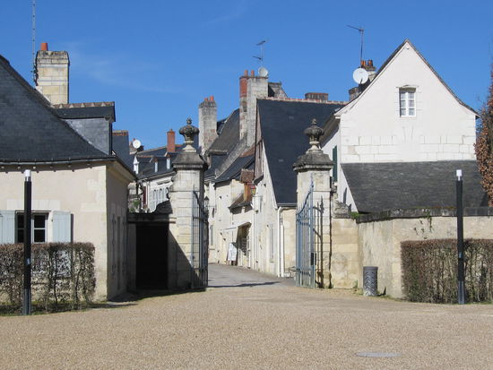 Blick in Richtung Dorf ...