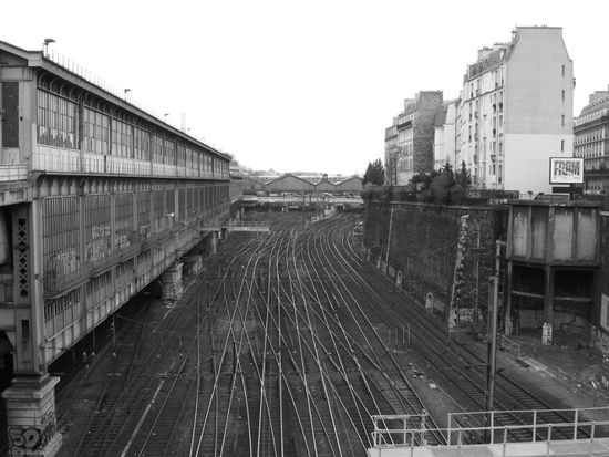 Blick in Richtung Bahnhof Saint-Lazare