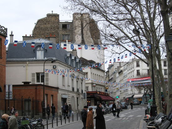 Schottisch-Französischer-Straßenschmuck