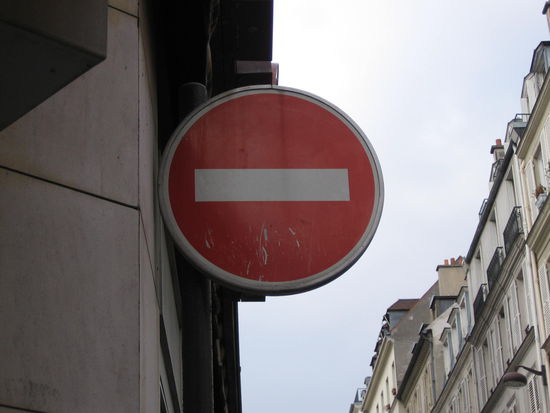 ...das Glücklichsein darüber, in diesem Gewirr von Einbahnstraßen kein Auto fahren zu müssen...