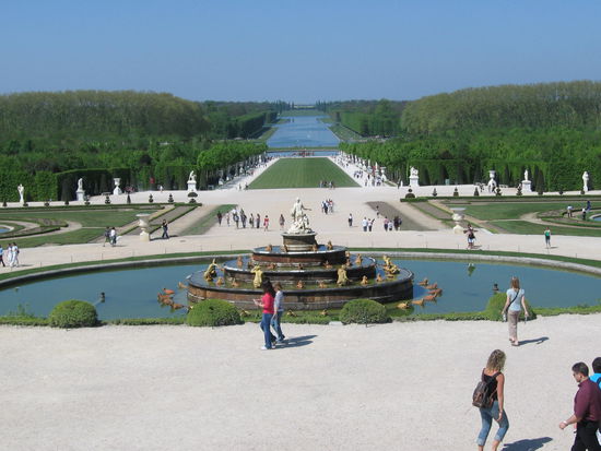 Blick in die Gartenanlage