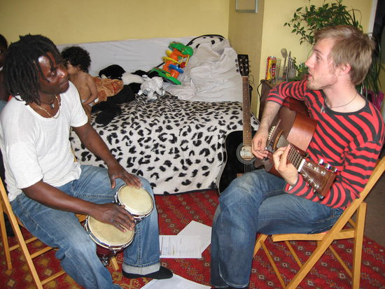 Credo und Nies beim Mucken!